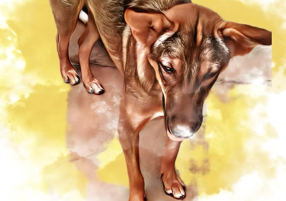 honey is a rescue dog in thailand that you can work with if you volunteer